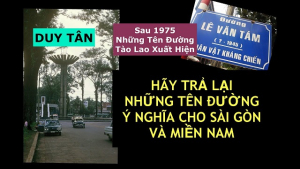 TRẢ LẠI TÊN ĐƯỜNG - Nguyễn Gia Việt